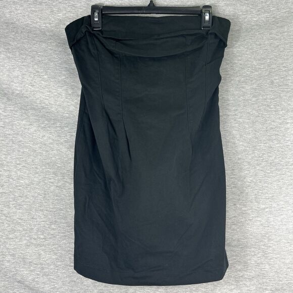 Wild Fable Women's Twill Tube Bodycon Dress Black Size Medium - Picture 1 of 13